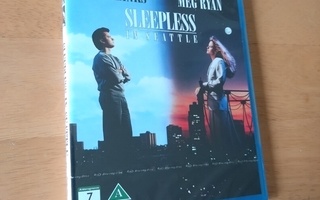 Sleepless in Seattle - Uneton Seattlessa (Blu-ray, uusi)