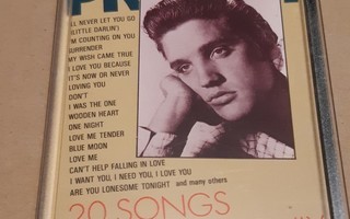 Elvis Presley 20 songs for lovers ONLY C-kasetti
