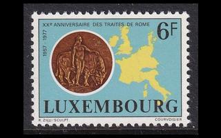 Luxemburg 956 ** Rooman sopimukset 20v (1977)