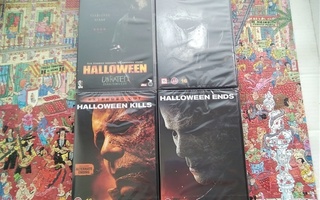 Halloween trilogia dvd 2018-2022 kolme uusinta elokuvaa +1