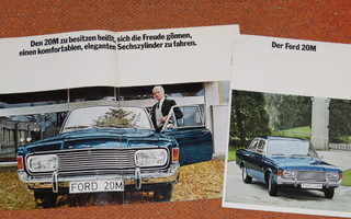 1970 Ford 20M esite - KUIN UUSI - 20 sivua - "Taunus"