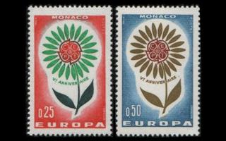 Monaco 782-3 ** Europa (1964)