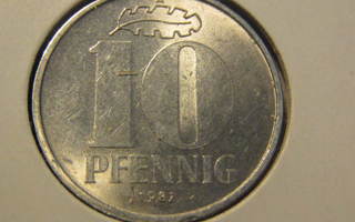 10 pfennig 1982A  DDR
