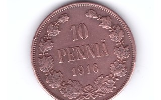 Suomi 10 Penniä 1916
