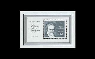 DDR 1631BL33 ** Ludwig van Beethovenin syntymästä 200v (19