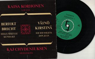 Kaisa Korhonen 7"EP Laulaa Kai Chydeniuksen Sävellyksiä