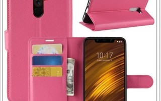 Xiaomi Pocophone F1 - Pinkki lompakko-suojakuori #24748
