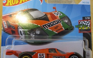 Mazda 787B LeMans Race Car Orange 1990/1991 Hot Wheels 1:64