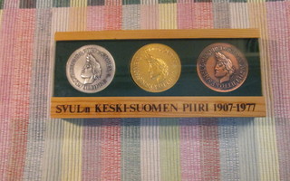 SVUL Keski Suomen Piiri 1907-1977 mitalit /Alvar Aalto.