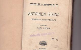 Väinö Kataja, Sotainen tarina, 1914.