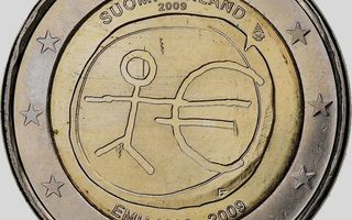 SUOMI 2009 EMU 2 € juhlaraha rullasta