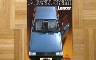 Esite Mitsubishi Lancer, noin vuodelta 1982