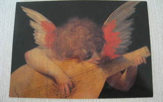 pk taidepostikortti Musical Angel   Uffizi kulkematon