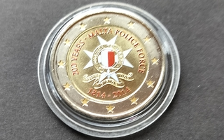 Väritetty 2€ Malta 2014, Poliisi 200 vuotta
