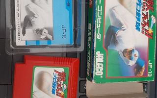 Famicom Moero Pro Baseball + kotelo + ohjeet JPN