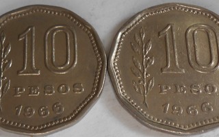 ARGENTINA  10 Pesos v.1966  KM#60    Circ.