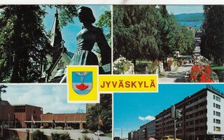 Jyväskylä , vaakuna   sommitelmakortti   p320