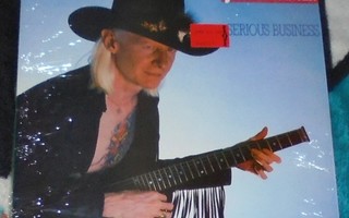 JOHNNY WINTER ~ Serious Business ~ LP