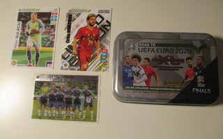 Panini ROAD TO EURO 2020 -kortit alk. 0,15 €/kpl