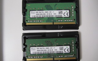 Kannettavan muistia 16GB (2*8GB) DDR4 PC4-2666V-SA1-11