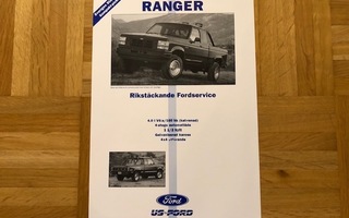 Esite Ford Ranger 1991. Ford USA FoMoCo