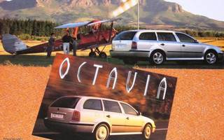 1998 Skoda Octavia farmari esite - KUIN UUSI - 16 sivua