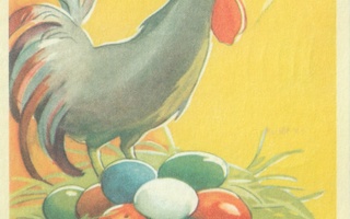 M. Wendelin  - Kukko kiekuu - pääsiäismunat pesässä