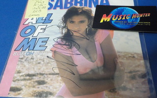 SABRINA - ALL OF ME M-/M- 7'' SINGLE NIMMARILLA