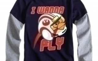 Pitkähihainen paita Angry Birds Star Wars koko 104/110 UUSI