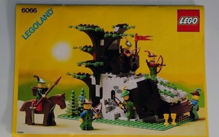 LEGO 6066: Camouflaged Outpost -- Superhyväkuntoinen v.1987
