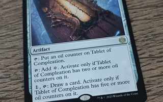 mtg / magic the gathering / tablet of compleation