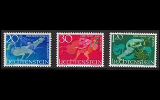 Liechtenstein 475-7 ** Satuja (1967)