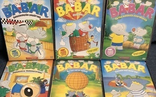 6 X BABAR DVD (UUDET MUOVEISSA)