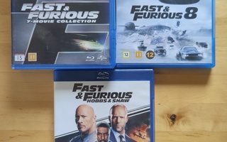 Fast And Furious (Hurjapäät) Blu-ray kokoelma