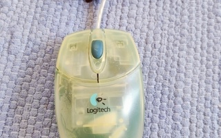 Logitech läpinäkyvä USB pallohiiri