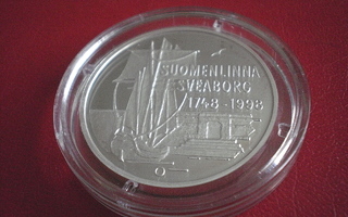 100 mk Suomenlinna Proof 1998 Hopea