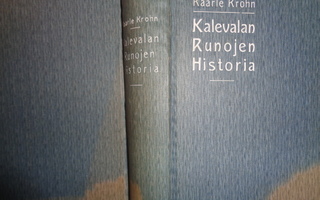 Krohn:Kalevalan Runojen Historia/Tunnelmarunojen Tutkimuksia