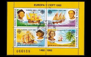 Romania 4790-3BL271 o Europa Amerikan löytäminen (1992)