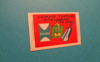 TT-etiketti Veikko Tihtari, Vilppula Huhtijärvi