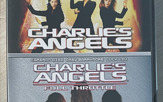 Charlien enkelit 1&2 (2DVD) uusi ja muoveissa