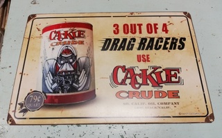 Drag racers use cackle crude