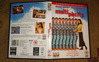 Multiplicity - Minusta on moneksi DVD Brittipainos