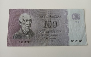 100 markkaa 1963 Litt.A