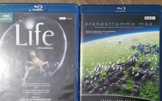 Life - Elävä planeetta + Planeettamme Maa -8Blu-Ray