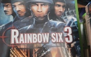 XBOX Rainbow Six 3 + kotelo + ohjeet
