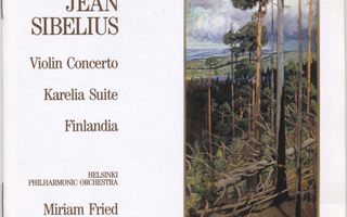 SIBELIUS, FRIED Viulukonsertto • Karelia • Finlandia CD 1988