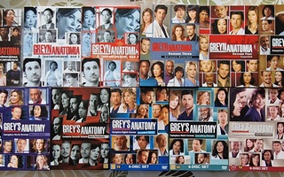 GREY'S ANATOMY kaudet 1-10 - DVD Boxit