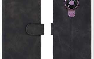 Nokia 3.4 - Musta lompakko-suojakuori #25852