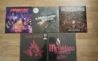 Annihilator x 2 LP:t + kolme muuta LP:tä