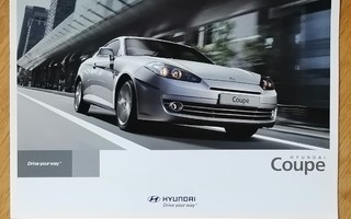 2007 Hyundai Coupe esite - KUIN UUSI - 16 sivua - suom